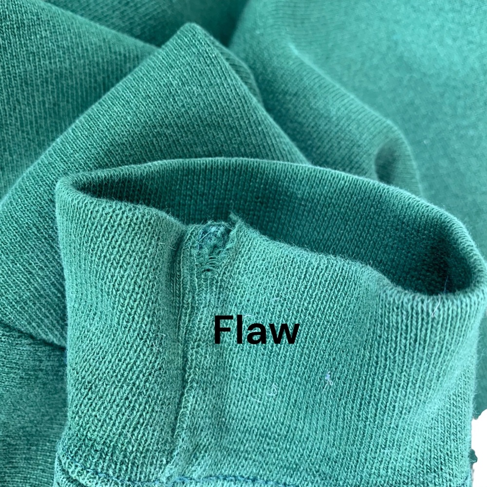 Levi Strauss & Co Crewneck Sweatshirt Mens L Green Embroidered Logo Vintage - Picture 9 of 10